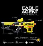 تفنگ اسباب‌بازی Eagle Agent 