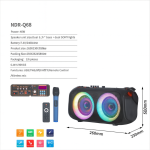 اسپیکر قابل حمل بلوتوثی NDR-Q68