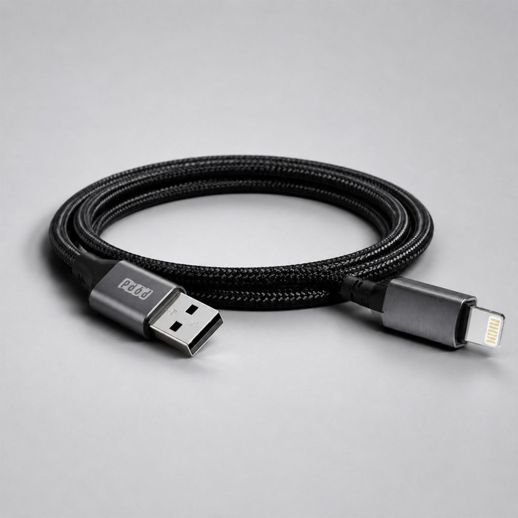 کابل شارژ لایتنینگ Pqbd مدل PQ-C05L قسطی